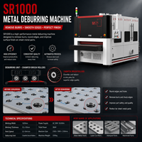 Machine à poncer à bande large pour le meulage et la finition des surfaces métalliques