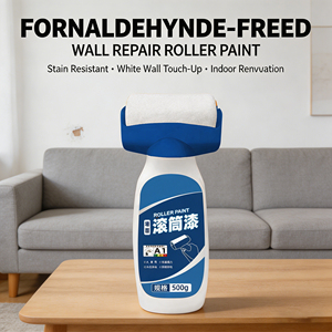 Roller <b>Paint</b> White Wall Repair Paste Wall Repair <b>Paint</b> Indoor Repair Household Self-Brushing Interior Latex Renovation <b>Paint</b> - Product Image 1