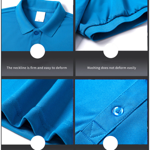 <span class=keywords><strong>Polos</strong></span> de Punto con Logotipo Personalizado, Ropa Deportiva Masculina de Alta Calidad 100% Algodón, Camisetas de Golf de Manga Corta de Secado Rápido con Cuello - Product Image 2