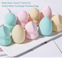 3pcs Beauty Sponge Gourd Water Drop Powder Foundation Logo Cosmetics Box Soft Latex Free Wholesale Puff Blender Makeup Sponge