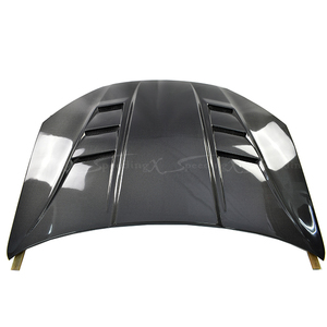 CUSTOMIZE TS STYLE CARBON FIBER <strong>ENGINE</strong> HOOD BONNET for 2011-2013 HYUNDAI GENESIS COUPE - Product Image 2
