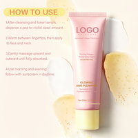 NOUVELLE Crème Éclaircissante, Apaisante, Équilibrante, pour un Teint Radieux et Uniforme, Affinant les Pores, Lissante, à la Niacinamide et au Collagène, Effet Repulpant