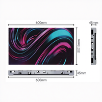 Imperméable à l'eau Micro Mince COB Intérieur Petit Pixel Pas P1.87 Cob Led Affichage Led Mur Vidéo Panneau D'affichage Écran Publicitaire