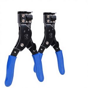 Pince à sertir industrielle en acier pour colliers de serrage métriques avec poignée dentée, outil de sertissage, d'enroulement et de coupe pour fermetures éclair - Product Image 5