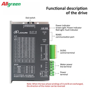 Allgreen DC24V~50V 1.2A 2 Phase Nema17 Stepper <b>Motor</b> <b>Controller</b> Kit 0.12/0.21/0.3/0.4/0.6N.m Open Loop Stepper <b>Motor</b> Drivers Ki - Product Image 3