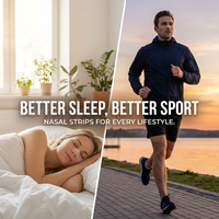 Bandes anti-ronflement Runkang BT Instant-Relief hypoallergéniques : Soulagement de la congestion pour les voyages, ajustement confortable, options multicolores brevetées