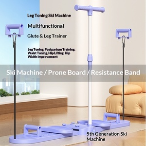 Máquina de esquí mecánica multifunción 3 en 1 de plástico, herramienta para adelgazar piernas, dispositivo de entrenamiento del suelo pélvico, dispositivo de sujeción de piernas, piernas hermosas - Product Image 2