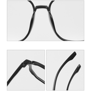 Lunettes à monture optique carrée surdimensionnées, verres unisexes, anti-lumière bleue, pour ordinateur, bon marché, en stock