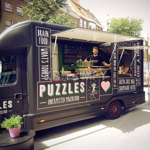 Nouveau design de camion de restauration de Chine vente électrique de camion de hot-dogs de crème glacée de bar à bière chariot de nourriture - Product Image 3