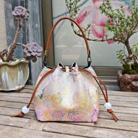 Sac seau Songzhi de style chinois associé à un sac à main Hanfu Cheongsam et de style ancien pour dames