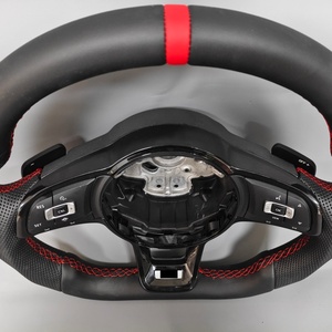 พวงมาลัยสปอร์ตอัพเกรดสำหรับ MK6กอล์ฟ VW GTI GTD GTE MK7 R 4 5 7.5 Passat B8 Tiguan POLO CC <span class=keywords><strong>Jetta</strong></span> Touareg - Product Image 4