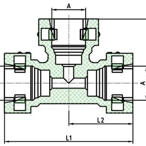 Conector Rápido Sinotruk Tipo T-20, Calibre de Tubería de 20 mm, para Repuesto del Sistema de Frenos de Camiones Dongfeng - Product Image 2