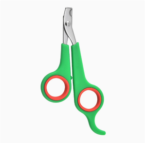 Outil de toilettage <span class=keywords><strong>pour</strong></span> animaux de compagnie en acier inoxydable à lame courbée, manche antidérapant en TPR, coupe-ongles <span class=keywords><strong>pour</strong></span> chiens et chats de petite et moyenne taille, vente en gros - Product Image 3