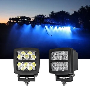 IP6K9K IP68 Approval 4 Inch square Aluminum <b>LED</b> <b>Work</b> <b>Light</b> for Crop Sprayers 58W Pencil Beam BLUE SPRAY <b>LIGHTS</b> - Product Image 1