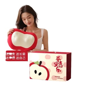 เครื่องนวดคอรูปแอปเปิ้ลสีแดงพร้อมฟังก์ชั่นดนตรีสำหรับนวดคอ - Product Image 1