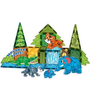 Nouveau Puzzle Kits Éducatifs Animaux Mobiles Jouets De Construction 3D <span class=keywords><strong>Magnatiles</strong></span> Diamant Tuiles Magnétiques pour Les Tout-Petits - Product Image 1
