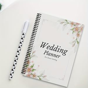 Cuadernos Planificadores Espirales Personalizados, Cuaderno Planificador de Bodas A5, Diario de Lujo de Alta Calidad, Impresión Personalizada, Regalo de Papel - Product Image 4
