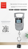 Vente en gros Balance numérique portable USB alimentée par batterie Balance à crochet Balance suspendue pour valise Capacité de 50kg
