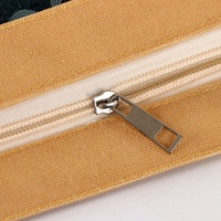 Sac fourre-tout en toile de coton épaisse à impression intégrale surdimensionnée, vente chaude, logo imprimé personnalisé, avec poche intérieure et fermeture éclair