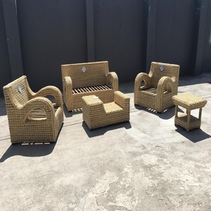 เบาะรองนั่งกรอบไม้หวายผสมเฟอร์นิเจอร์กล้วยหอมของ2-Seater จากอินโดนีเซียสำหรับร้านอาหาร - Product Image 2