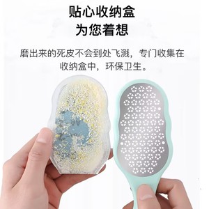 Stainless Steel Foot Callus Remover With Plastic Handle 360 Degree Dead Skin Remover For Home Use - Product Image 5