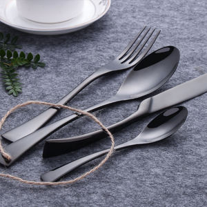 Juego <span class=keywords><strong>de</strong></span> cubiertos <span class=keywords><strong>de</strong></span> lujo <span class=keywords><strong>de</strong></span> diseño nórdico, cucharas y tenedores <span class=keywords><strong>de</strong></span> pulido <span class=keywords><strong>de</strong></span> espejo para bodas, fiestas y restaurantes, juego <span class=keywords><strong>de</strong></span> vajilla - Product Image 5