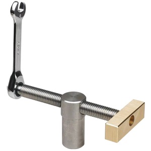 Étau d'établi réglable en acier inoxydable 19 20 mm pour table à bois - Product Image 1