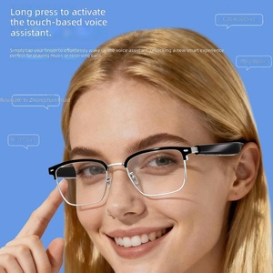 [<span class=keywords><strong>Traduction</strong></span> IA] GT13 pour lunettes à verres photochromiques, contrôle tactile, monture PCABS, écoute musicale, protection UV, intelligent - Product Image 4