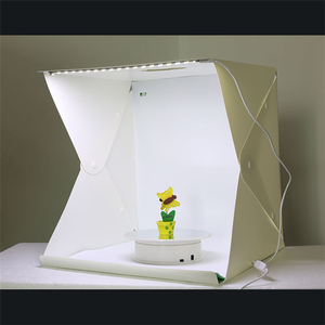 Accessoires de <span class=keywords><strong>studio</strong></span> photo de haute qualité Portable Mini <span class=keywords><strong>pliant</strong></span> la boîte à lumière avec <span class=keywords><strong>fond</strong></span> blanc de lumière LED - Product Image 1