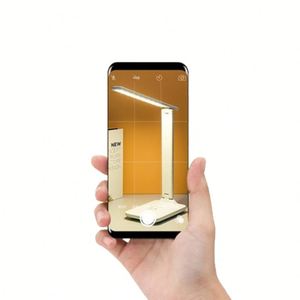 Custom Logo <b>Folding</b> <b>Desk</b> Light Promotion Office Gift Chargeable LED Table Study Lamp with Wireless Charging - Product Image 5