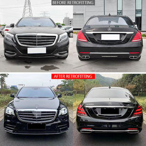 W222 2013-2018 Kit de actualización de coche 2019 <span class=keywords><strong>S450</strong></span> cuerpo deportivo que incluye faros delanteros traseros luces traseras antiniebla para Mercedes Benz Clase S - Product Image 2
