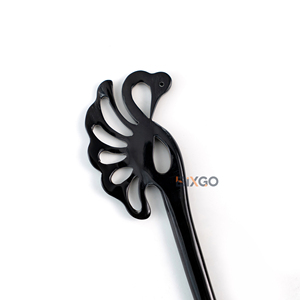 Horquilla para el Cabello de Cuerno de Búfalo BIXGO de Primera Calidad, con Forma de Cisne, Elegante, Unisex, Hecha a Mano, para Cabello Grueso - Product Image 4