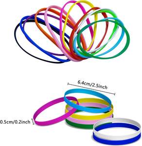 Professional Rubber Bracelets Silicone <b>Wristband</b> Silicone Bracelet Custom Personalisable for Teething <b>Promotional</b> Gifts - Product Image 4