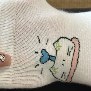 Chaussettes mi-mollet en coton respirant pour femmes, motif chaton de dessin animé mignon, style jeune, pour le printemps et l'automne - Product Image 4