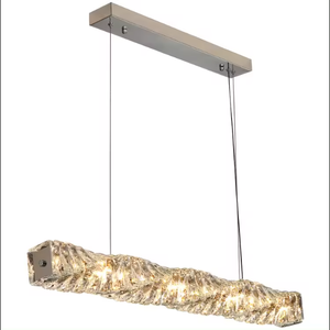 Zeal Lighting Lámpara colgante de cristal de lujo Candelabro de techo de restaurante de larga duración disponible en tamaños medianos - Product Image 4