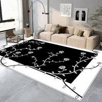 Salon zone décorative tapis ménagers tissu confortable anhd tapis moderne