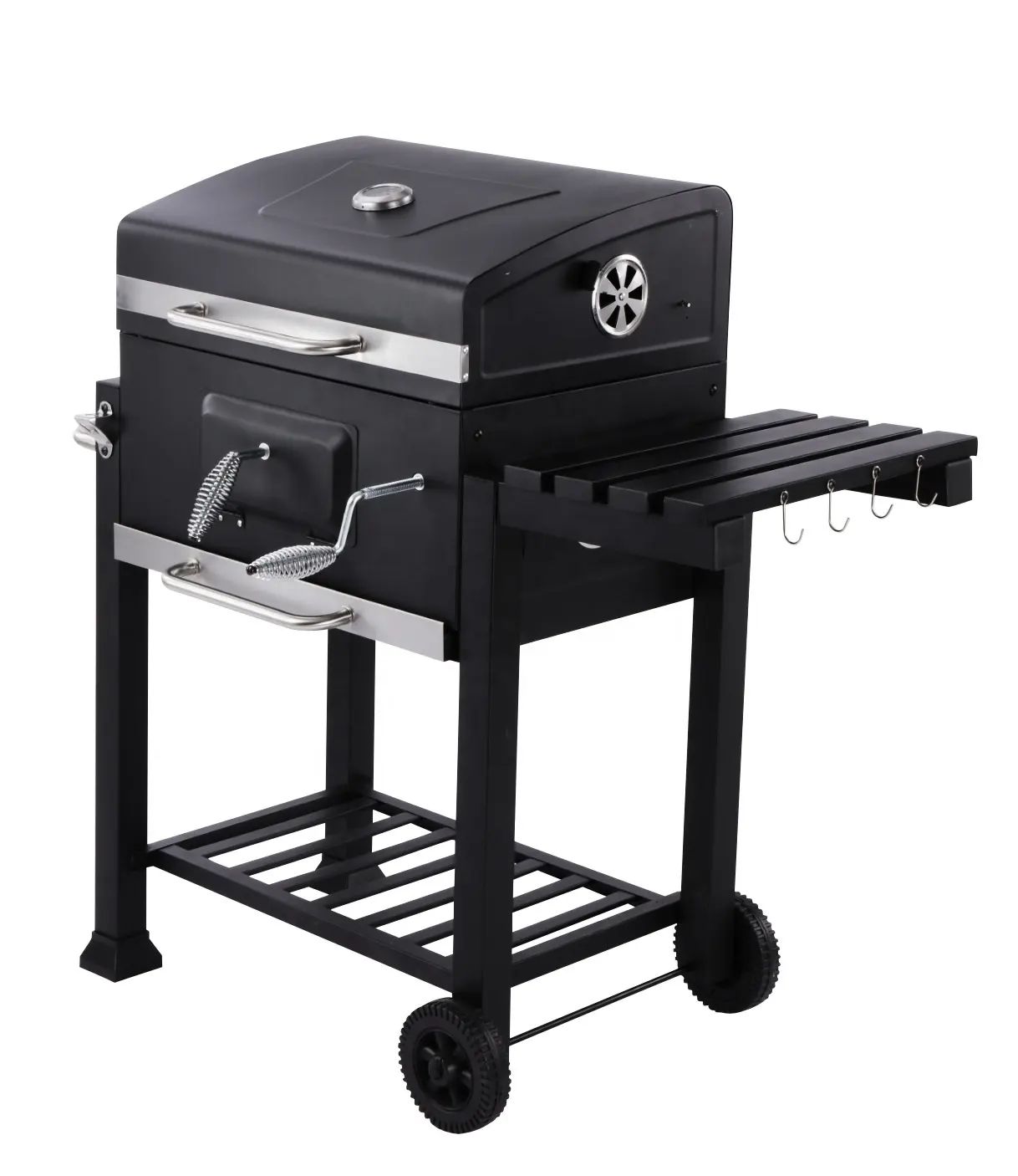 100% Goede Feedback Hot Kwaliteit Klassieke Bbq Houtskool Grill Trolley Nieuwigheid Geen Rook Luxe Houtskool Bbq Grills Outdoor