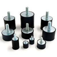 Supports de montage anti-vibration Support isolateur de vibrations Pieds en caoutchouc M6 M8 NR Bloc d'amortissement du silence en caoutchouc