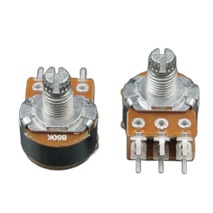 High Quality Customized 148 Type Duplex <strong>Potentiometer</strong> B1K~1M-10MM Straight Pin Rotary Variable Resistor Rheostats Product - Product Image 2