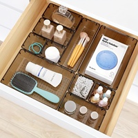 Ensemble d'organisateurs de tiroirs, plateaux de rangement pour tiroirs de bureau, parfaits pour les coiffeuses de chambre, les bureaux et les cuisines, pour organiser les cosmétiques et les bijoux