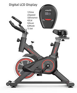 Bicicleta de <span class=keywords><strong>Spinning</strong></span> de Interior con Marco de Acero CW SPB001, Volante de Inercia de 3.5 kg, Equipo de Ejercicio, <span class=keywords><strong>Entrenamiento</strong></span> Cardiovascular - Product Image 2