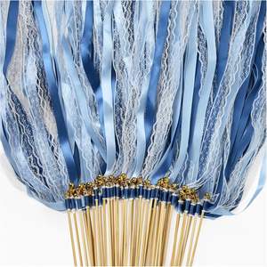 ริบบิ้นลูกไม้ประดับงานแต่งงาน ไม้กายสิทธิ์นางฟ้าพร้อมกระดิ่ง สำหรับกิจกรรม ปาร์ตี้สละโสด วันหยุด ริบบิ้นประดับ ไม้กายสิทธิ์ สายรุ้งประดับ - Product Image 5