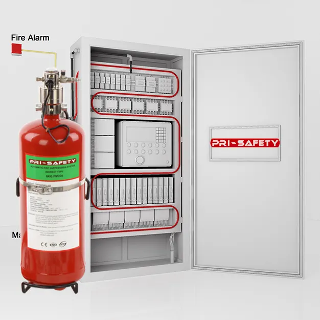 Trace Fire Automatische Fire Onderdrukking Systemen voor Elektrische Kast