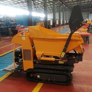 Mini <span class=keywords><strong>brouette</strong></span> à moteur à essence Construction Mini Dumper 500 Kg Track Garden Mini Dumper Tracked Motor Wheelbary - Product Image 2