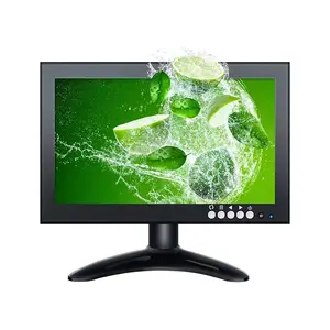 Eyoyo 8 inch 16:9 Monitor, Portable 1280X720 High-Resolution IPS Full View Display Screen Support/VGA/AV/BNC/SPEAK