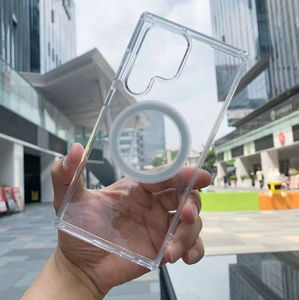 Custodia <span class=keywords><strong>per</strong></span> Telefono GSCASE con Caricatore Wireless Magnetico Trasparente <span class=keywords><strong>per</strong></span> <span class=keywords><strong>Samsung</strong></span> S26 Ultra S25 Ultra S24 S23 <span class=keywords><strong>S22</strong></span> <span class=keywords><strong>Plus</strong></span> - Product Image 4