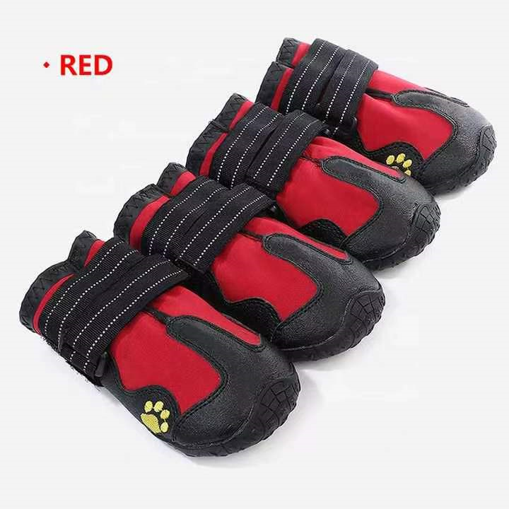 Waterproof Pet Shoes Durable Reflective Anti - Slip Dog Shoes