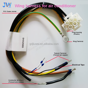 工厂来源定制6-10针适配器电缆组件聚氯乙烯绝缘IP67额定用于电子家用电器空调 - Product Image 4