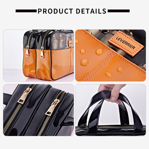 Waterproof Transparent pu Travel Toiletry Bag for <strong>Women</strong> Men <strong>Washbag</strong> 3 PCS Set Makeup Cosmetic Organizer Pouch - Product Image 2