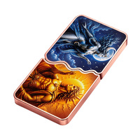 Barre de cuivre fin .999 de 5 AVDP, ensemble de puzzle Oracul de l'Orage et Oracul de la Lune, lingot de cuivre de collection de 10 oz sur le thème de la mythologie grecque
